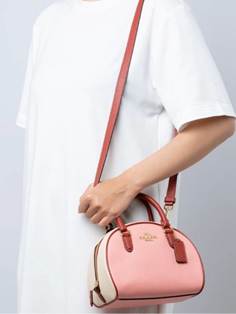 Coach Sydney Colorblock Mini Satchel Crossbody Bag